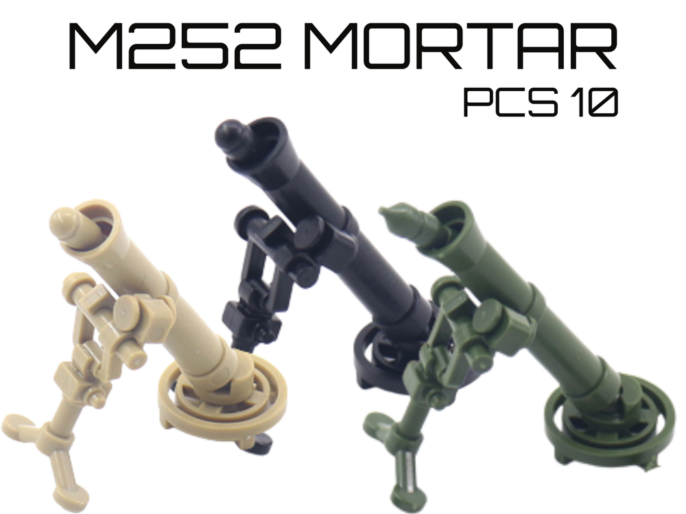 M252 Mortar Military Army Weapon | Building Blocks Accessory Bricks MOC