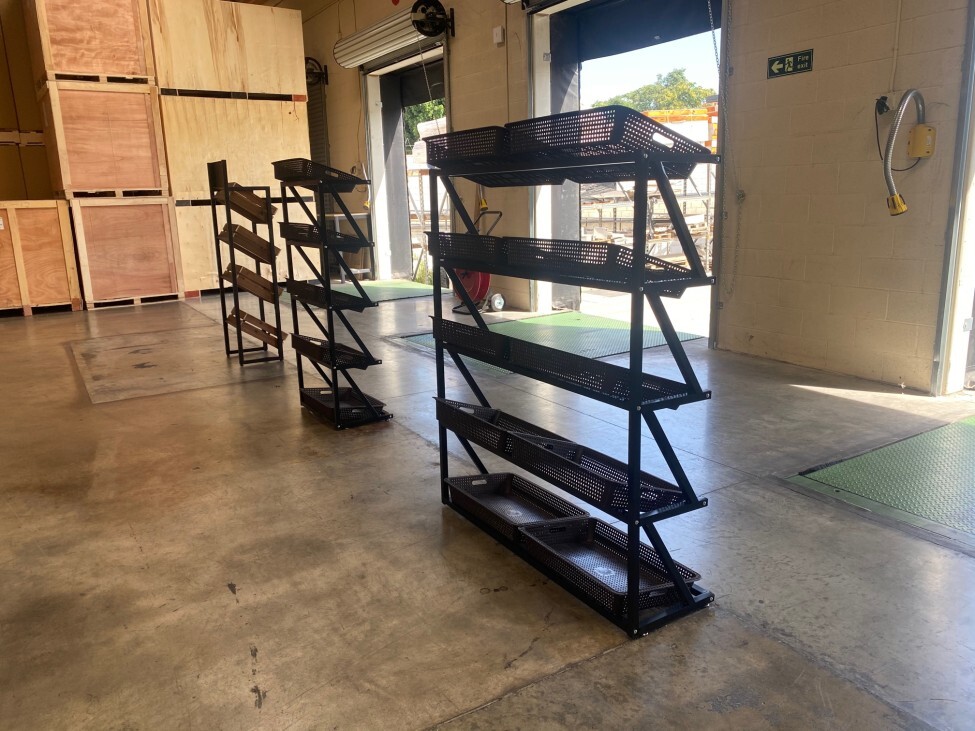 NEW Market Retail Display Rack Shelf Merchandiser Fruit Vegetable Snack Basket