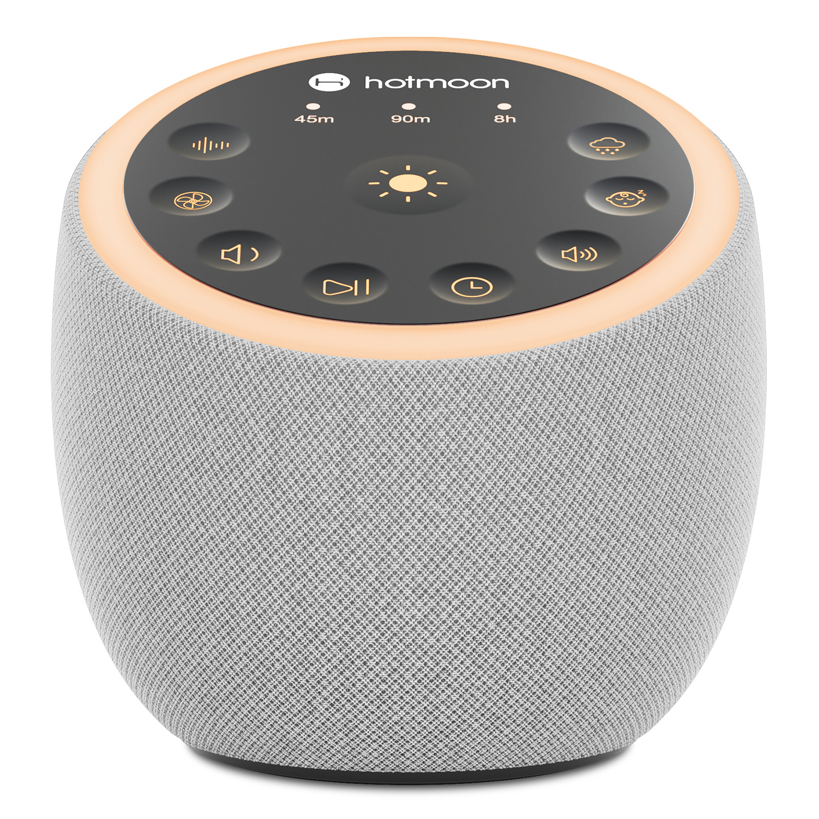 White Noise Sound Machine with 40 Sounds Therapy Rain Fan for Yoga Sleeping Aid