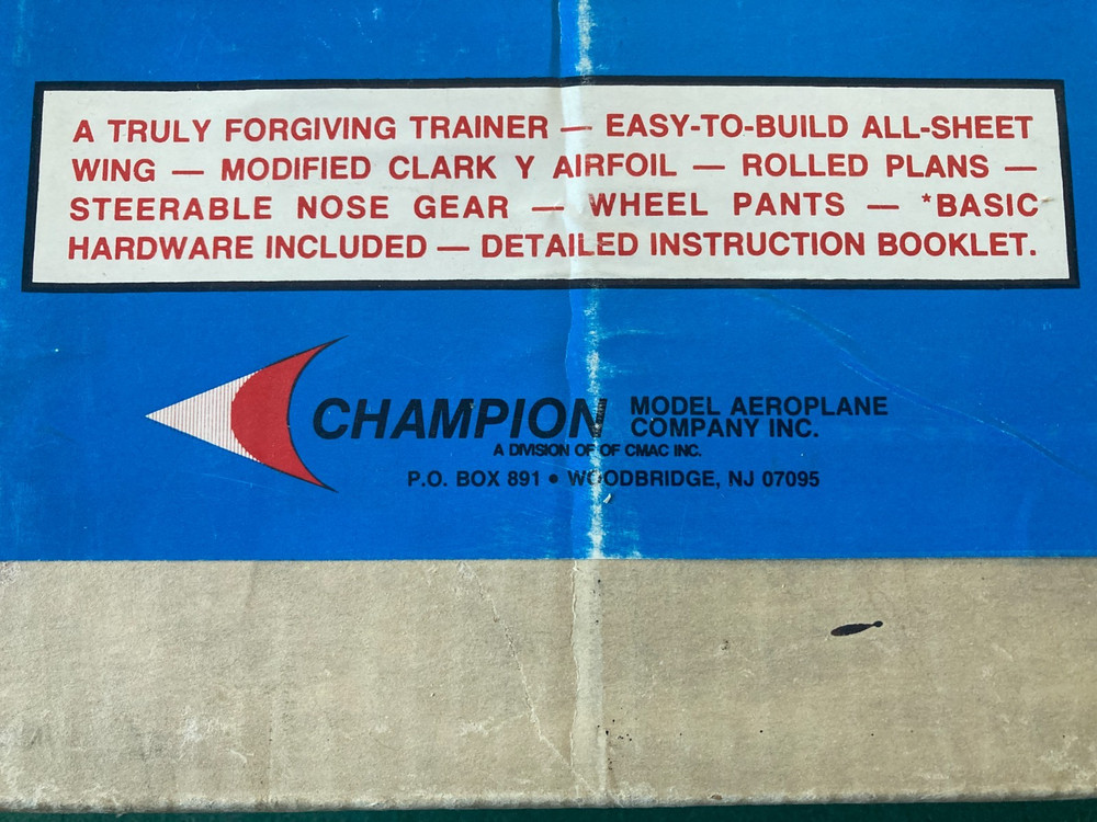Champion Models BT-20 R/c 50" Balsa Model Airplane Kit