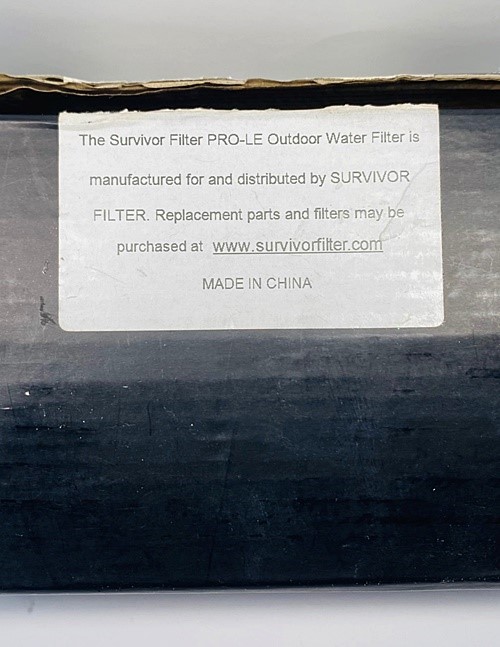 Survivor Filter PRO-LE Hand Pump Camping Water Filtration System