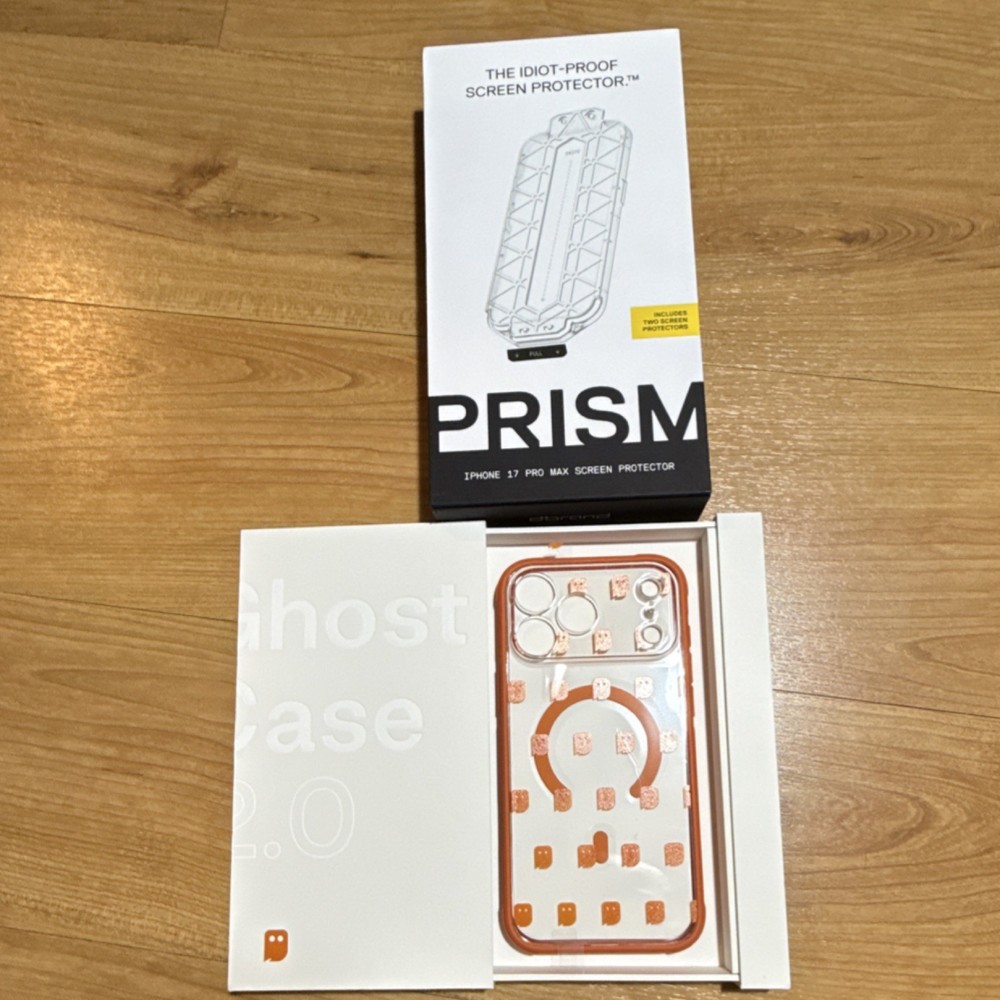 dbrand Prism 2.0 Screen Protector & Ghost CASE  for iPhone 17 Pro Max