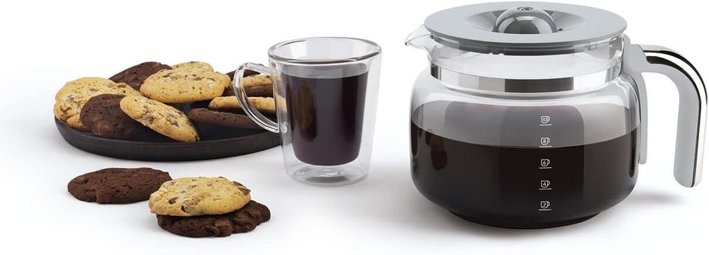 Smeg Drip Filter Coffee Machine, Red, 10 cup Red