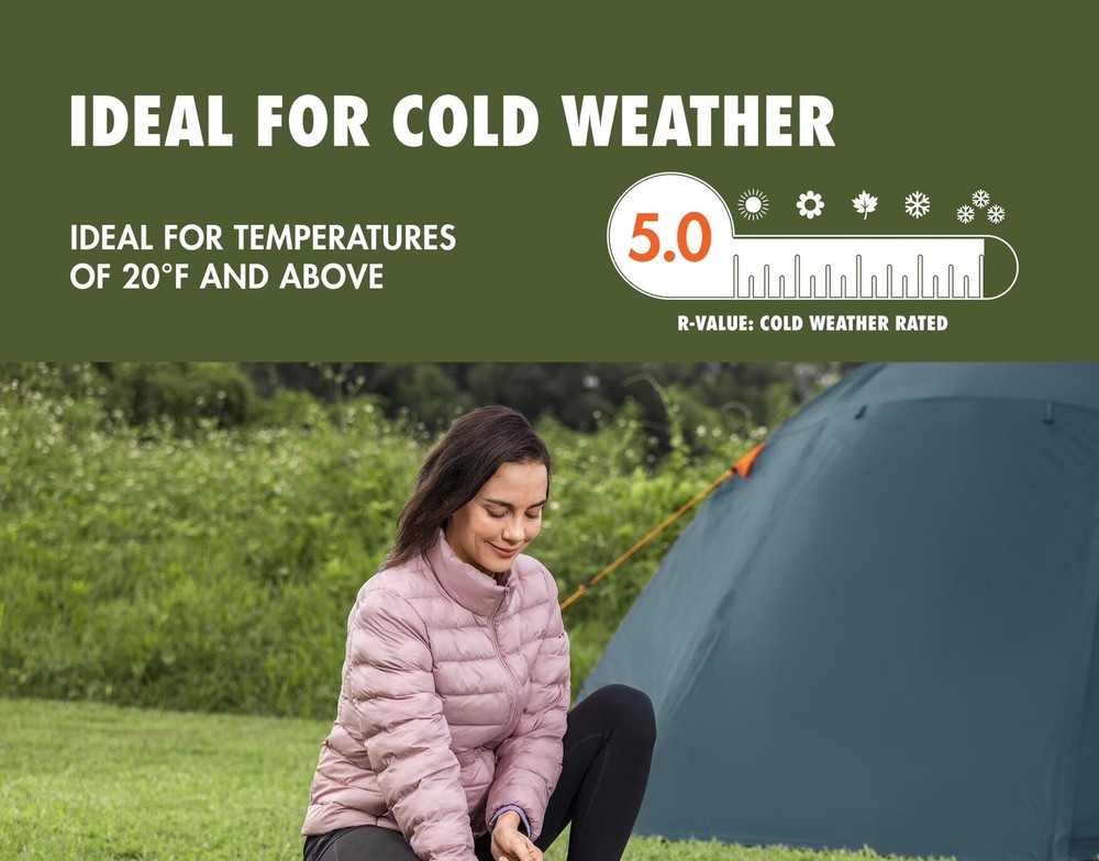 Self-Inflating Large Rectangular Sleeping Pad