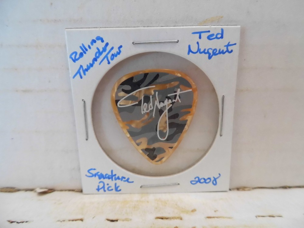 TED NUGENT "ROLLING THUNDER TOUR" GUITAR PICK~READ DESCRIPTION #36~15