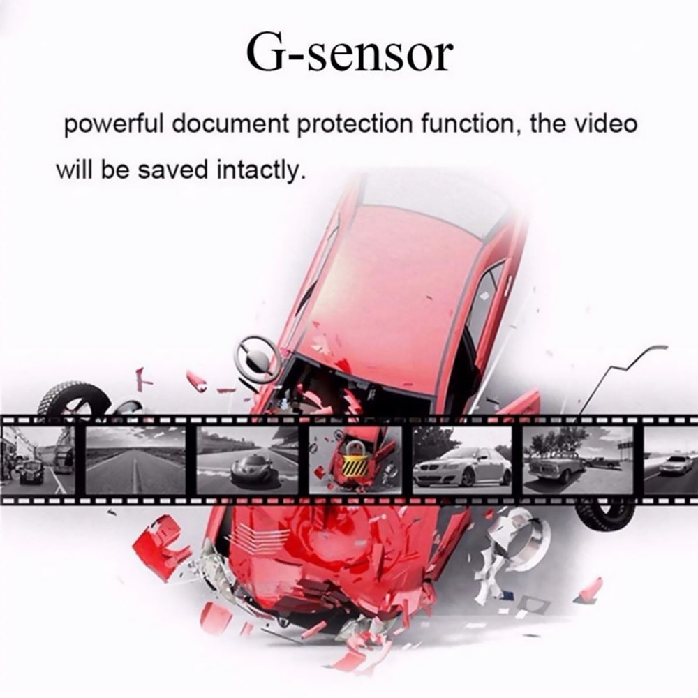 Dash Camera DVR Recorder Radar Detector Night Vision G-sensor 720P Car System