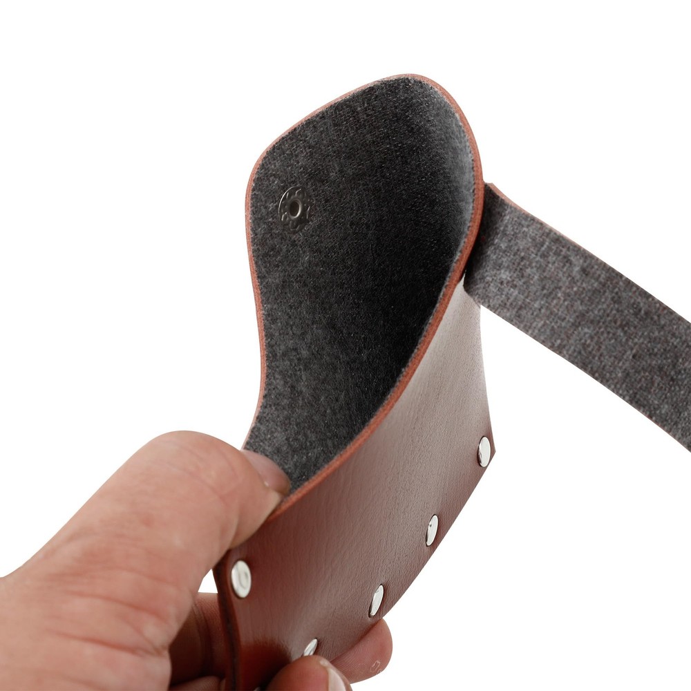 Leather Axe Sheath, Adjustable Hatchet Head Durable Brown