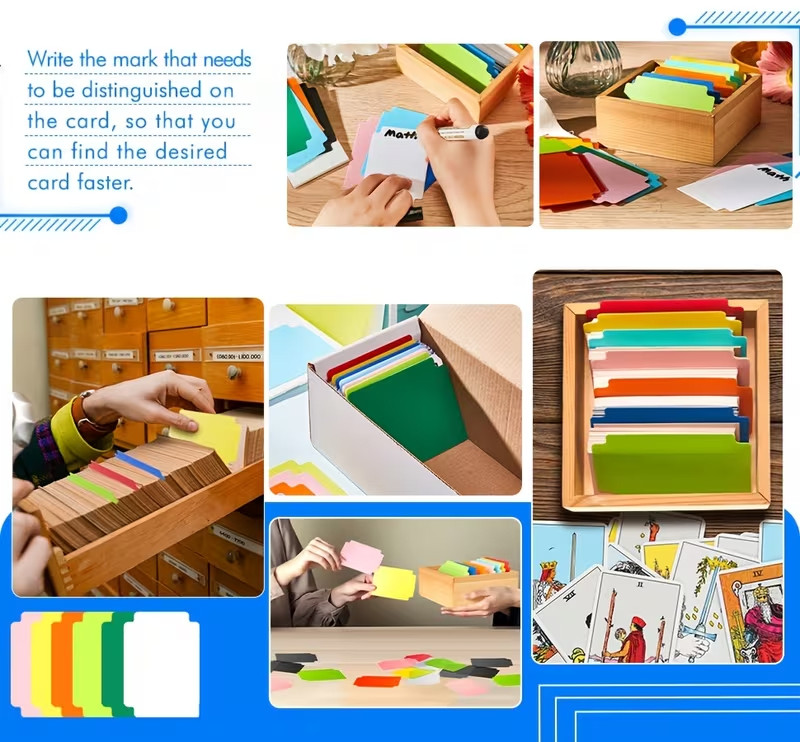 Trading Card Dividers for Storage Boxes