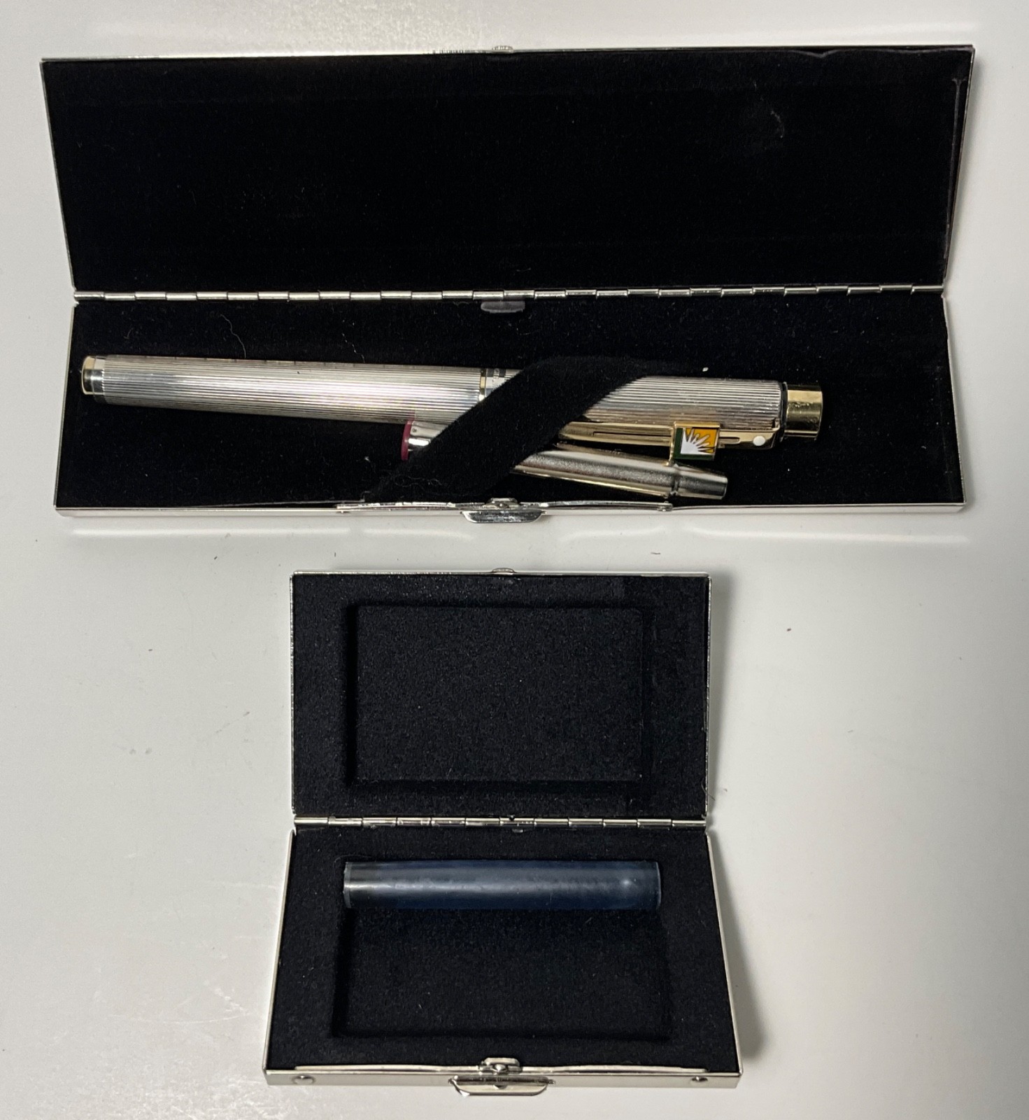 Sheaffer Imperial Sterling Silver Fountain Pen Made in USA - 14K Nib
