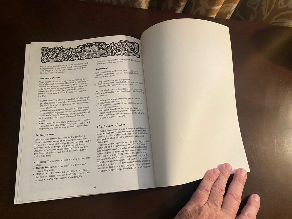 AD&D TSR Adventure Module “Apocolypse Stone”