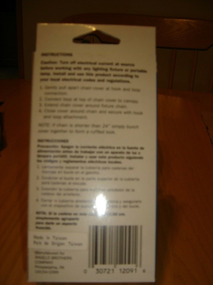 24 INCH DECORATIVE CEILING LIGHT CHAIN COVER BLACK