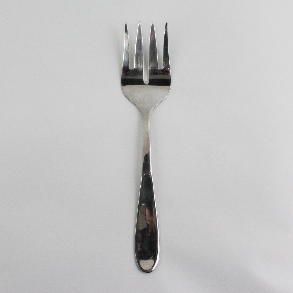 Gourmet Settings Rare HTF Unknown Pattern 18/8 Stainless Serving Fork 9"