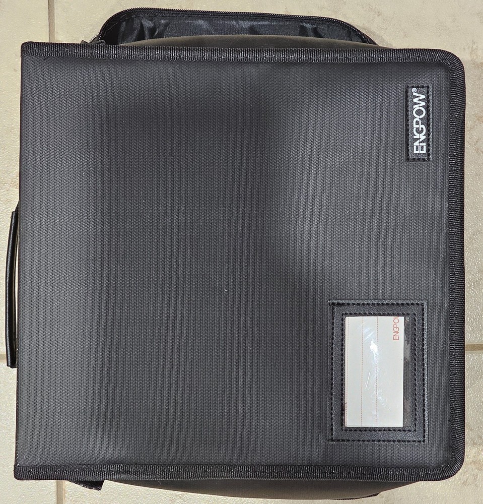 ENGPOW Fireproof CD/DVD StorageBinders - 400 Disc Capacity