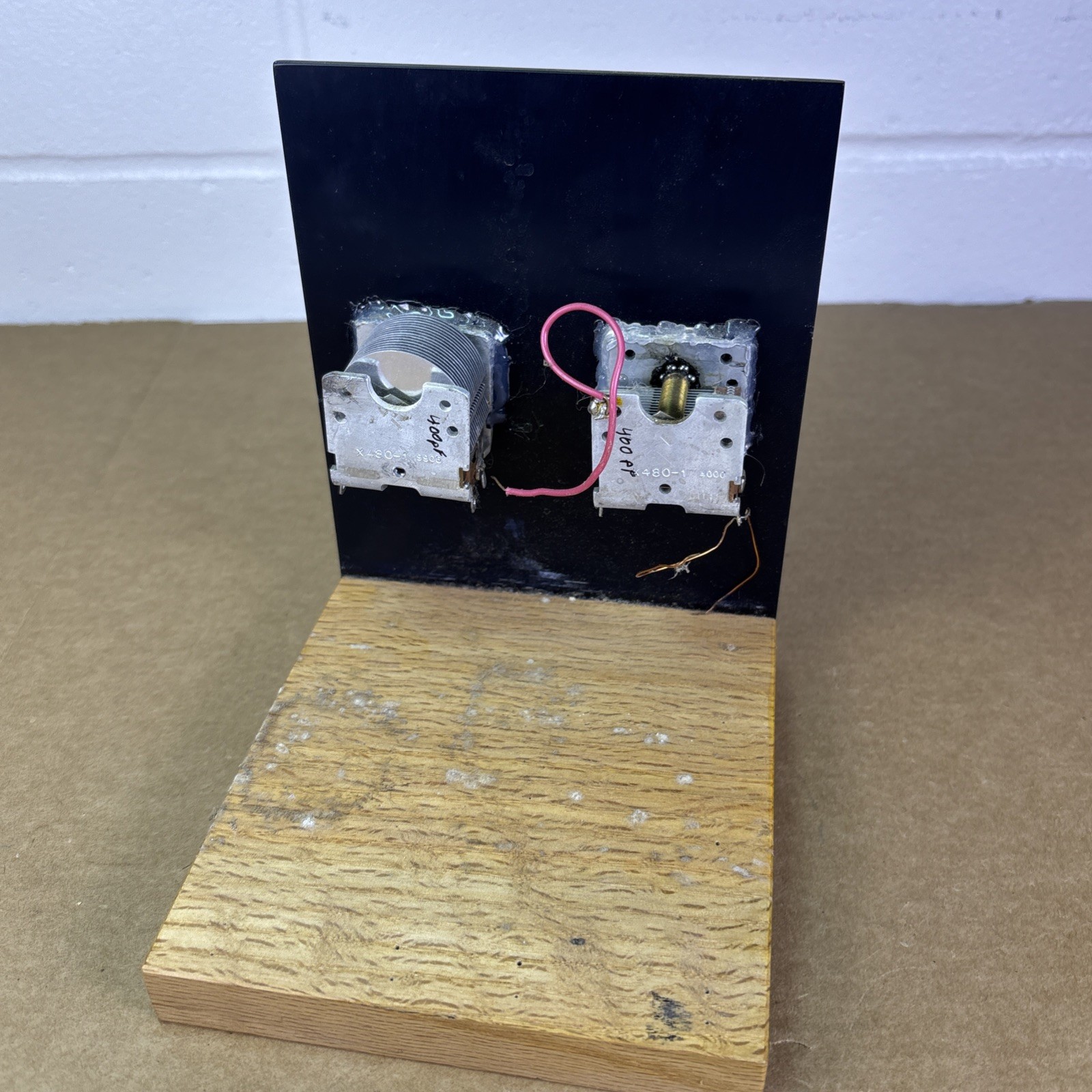 VTG High End Handbuilt Tuner/Crystal Radio Circuit 400pF Vcaps Ham Radio DIY