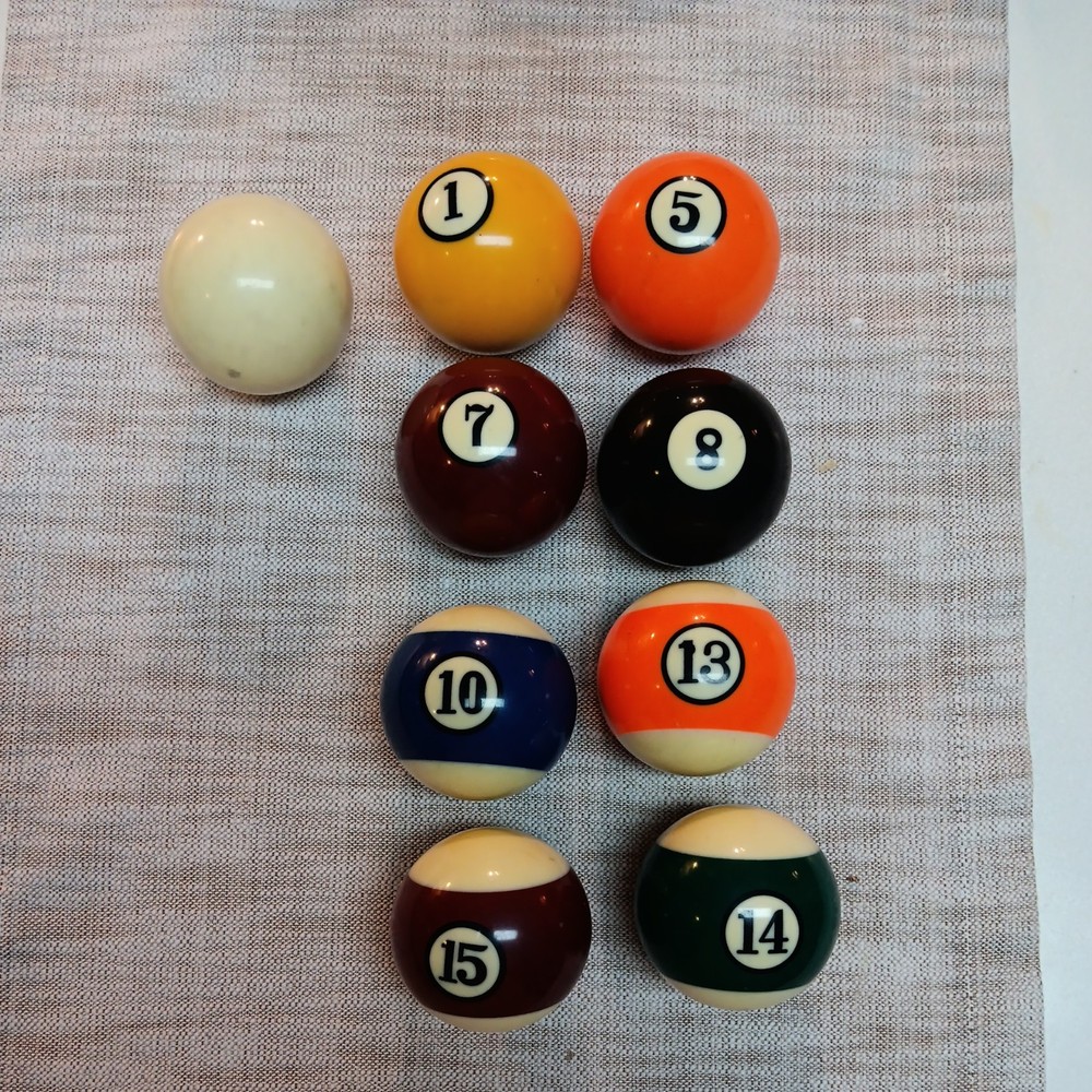 Standard Replacement Billiard Balls Ball QTY  9