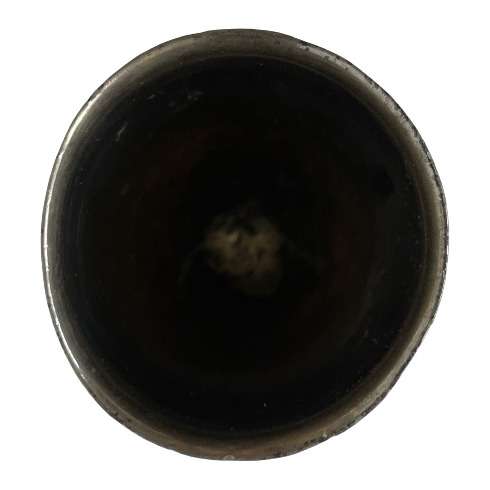 Wine Cordial Goblet Shot Glass Coat Of Arms Grape Lion Unicorn Silver Plate 3.5”