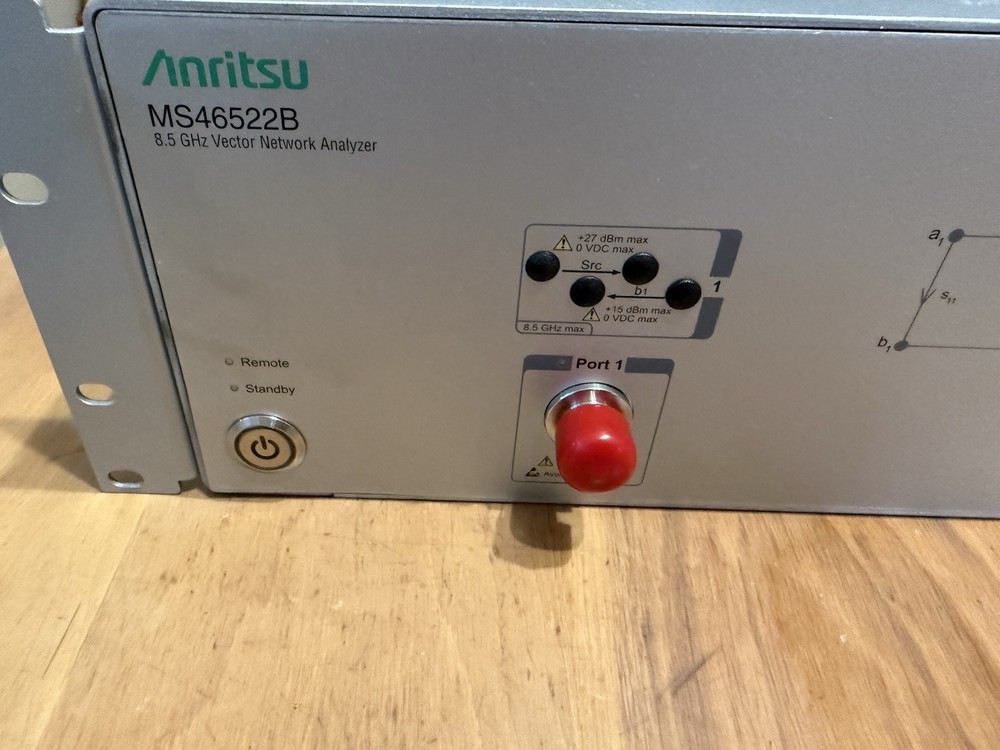 Anritsu MS46522B Shockline 8.5 GHz Vector Network Analyzer, 2 port
