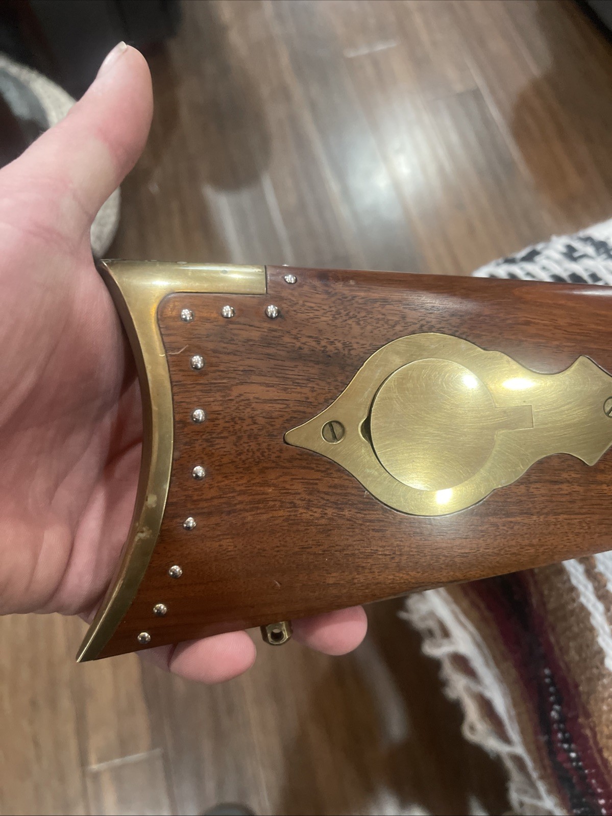 Thompson Center Hawken complete Stock with lock and buttplate Nice Lot C