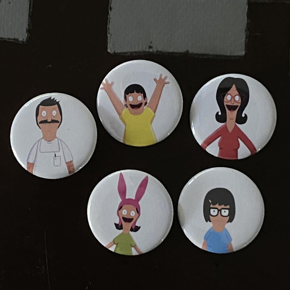 Bob's Burgers Button 5-Pack Cartoon