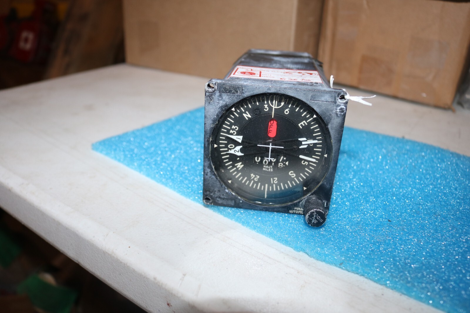 vintage USAF EC KC 135 BDHI bearing distance heading indicator ID 526 / ARN