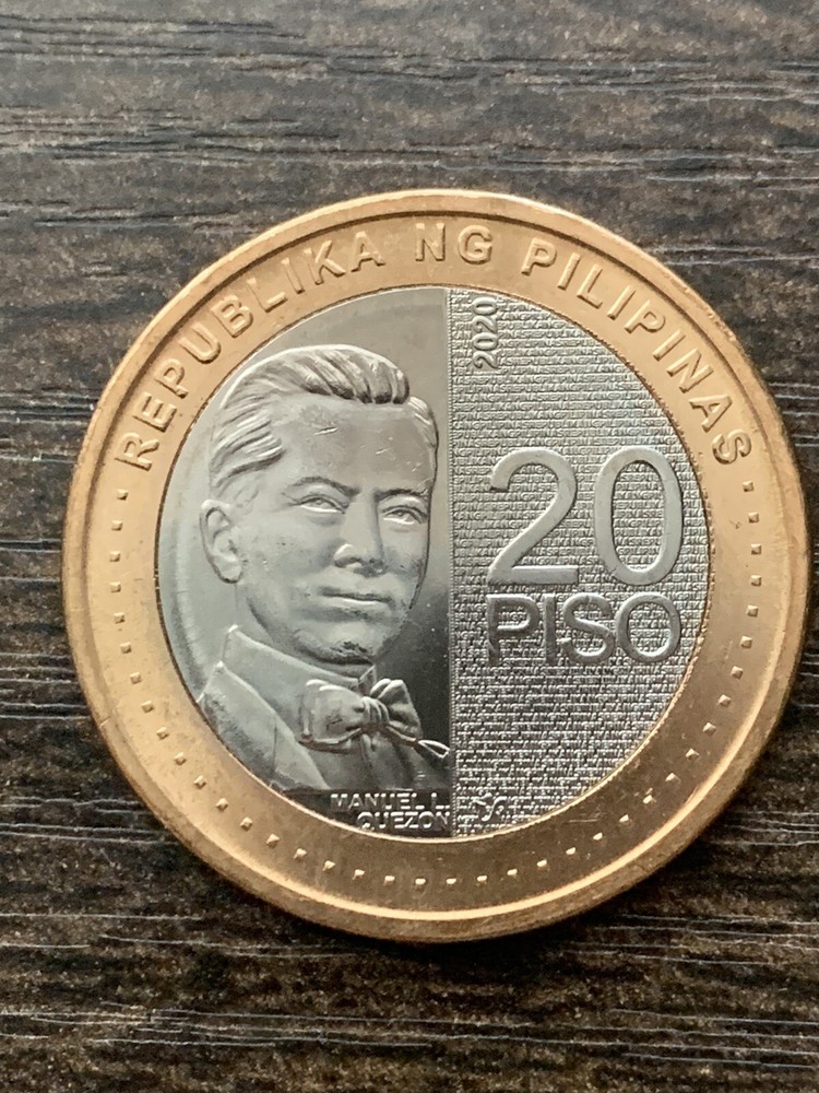 PHILIPPINES 2020 20 Piso New Generation Bimetallic Coin Almost Uncirculated