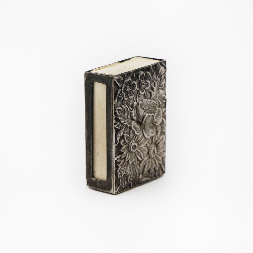 S.Kirk & Son Sterling Silver Flower Match Box