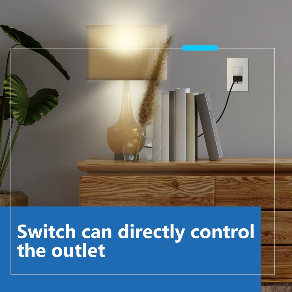 Matte Finish Lighted Combination Decorator Switch And Tamperresistant Receptacle