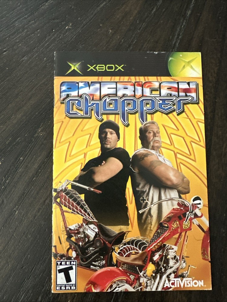 XBOX Manual Only American Chopper