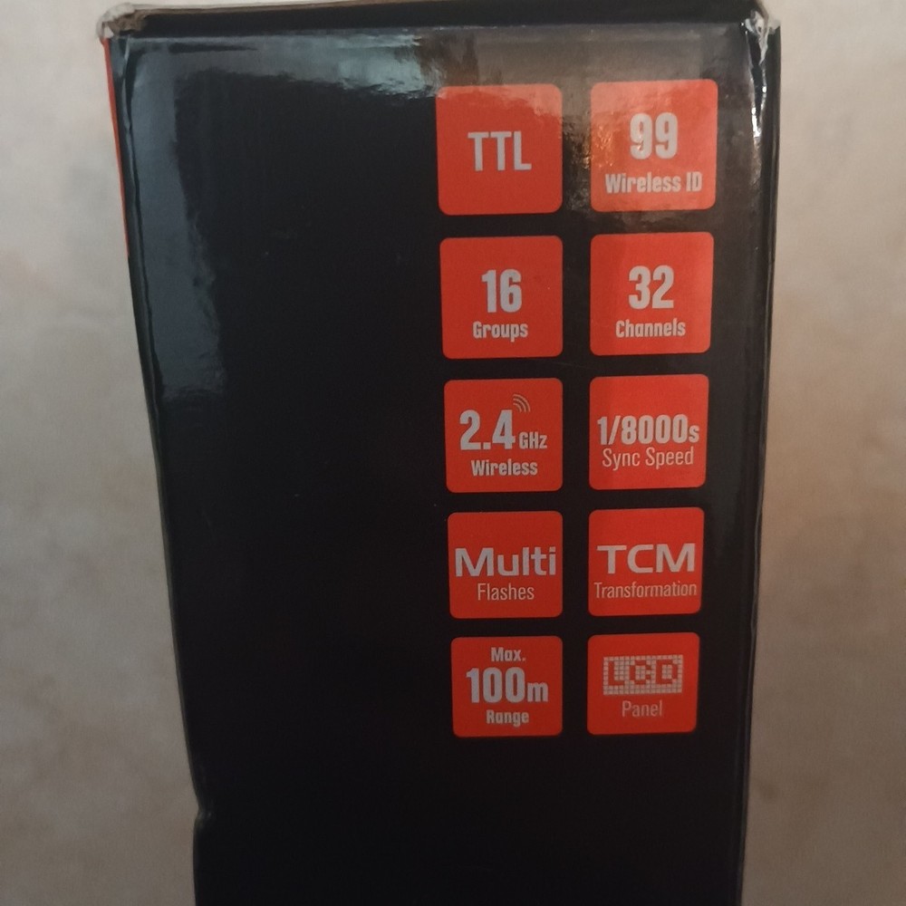 Godox X Pro S Black TTL Wireless Flash Trigger