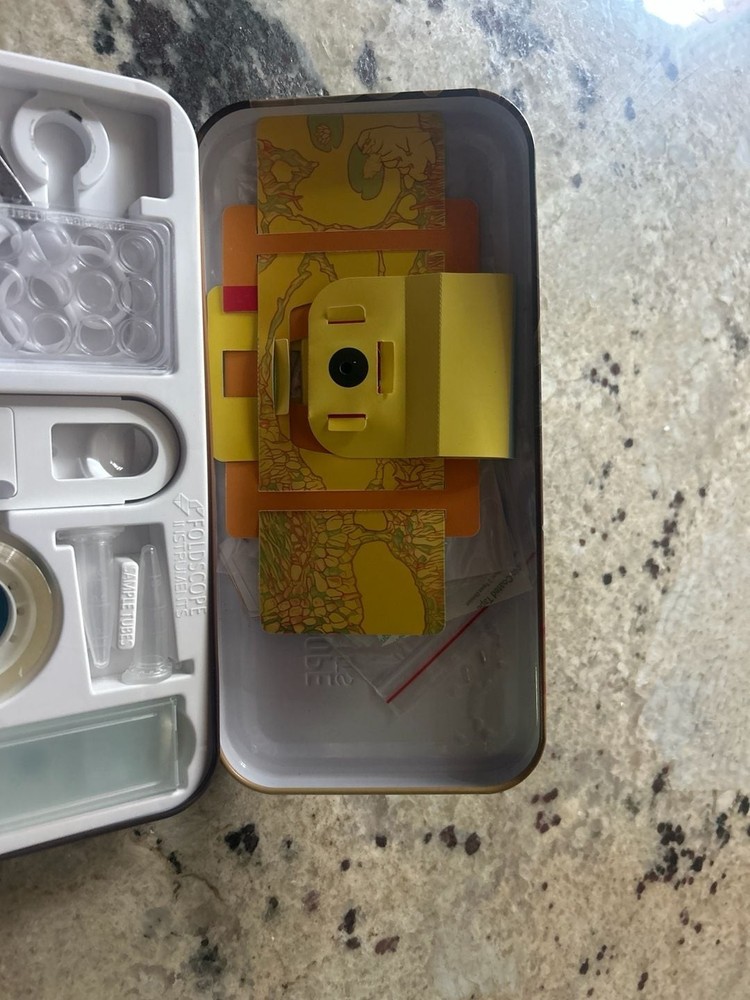 Foldscope Instruments Microscope Set In Original Box. Brand New Never Used