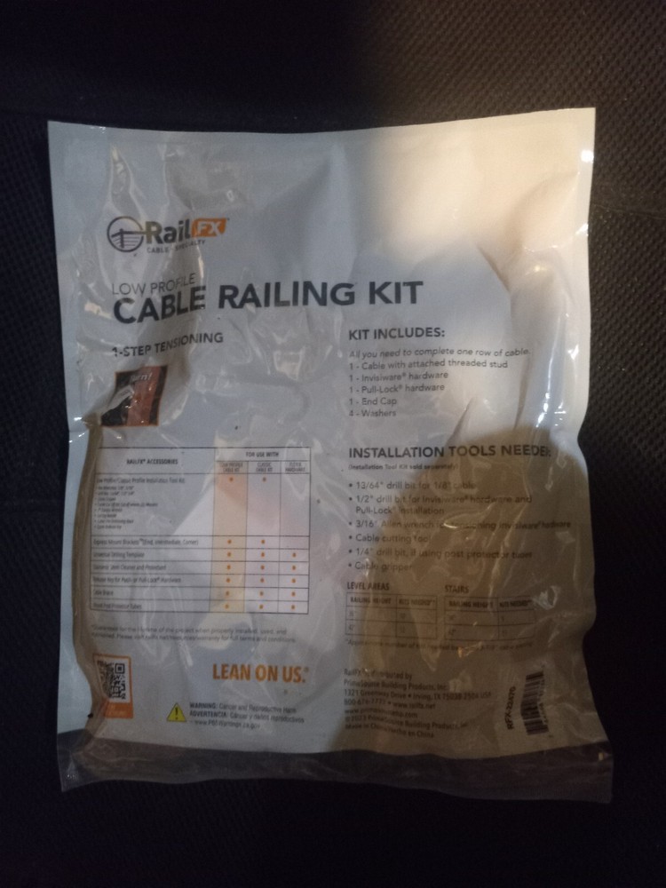 Rail FX Cable Railing Kit - 60' & 70'