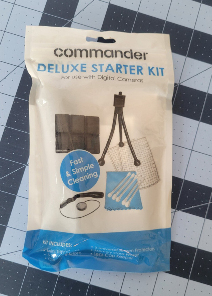 Commander Optic Deluxe Starter Kit Tripod Cleaning Cloth (New & Sealed)