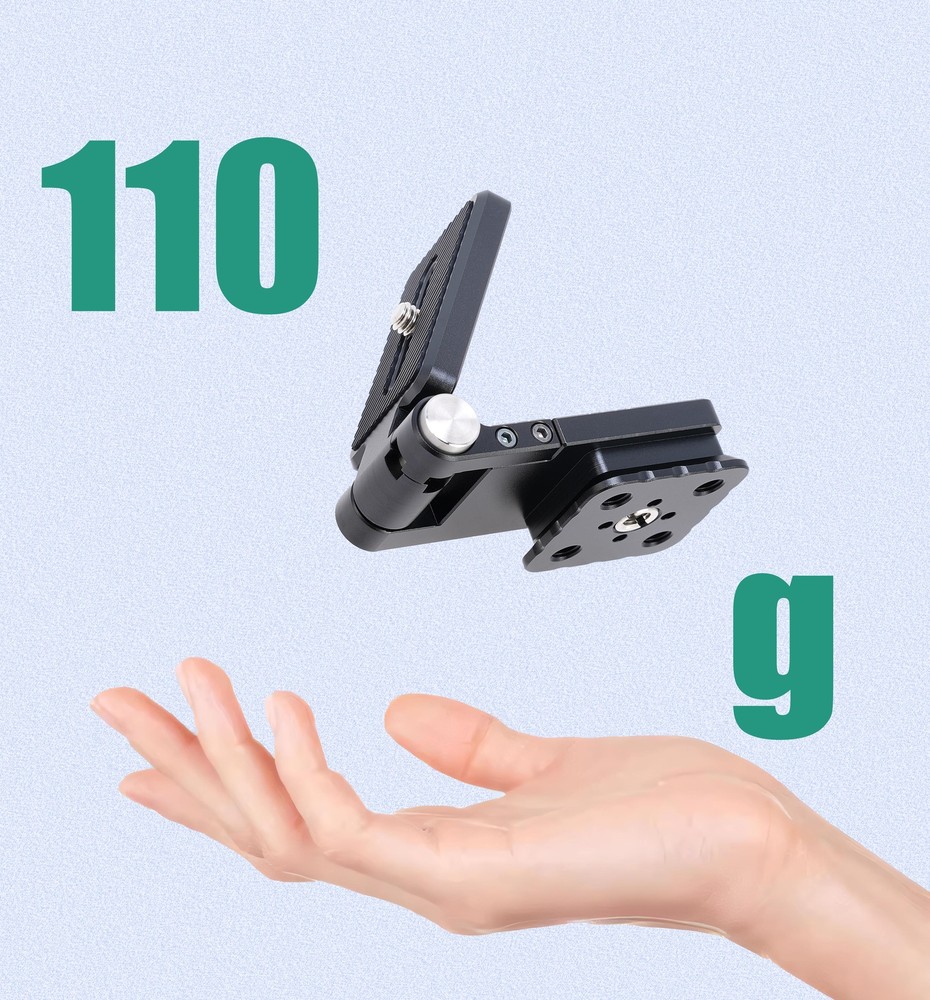 Aluminum L-Shaped Quick Release Plate Vertical Horizontal Switch Camera Bracket