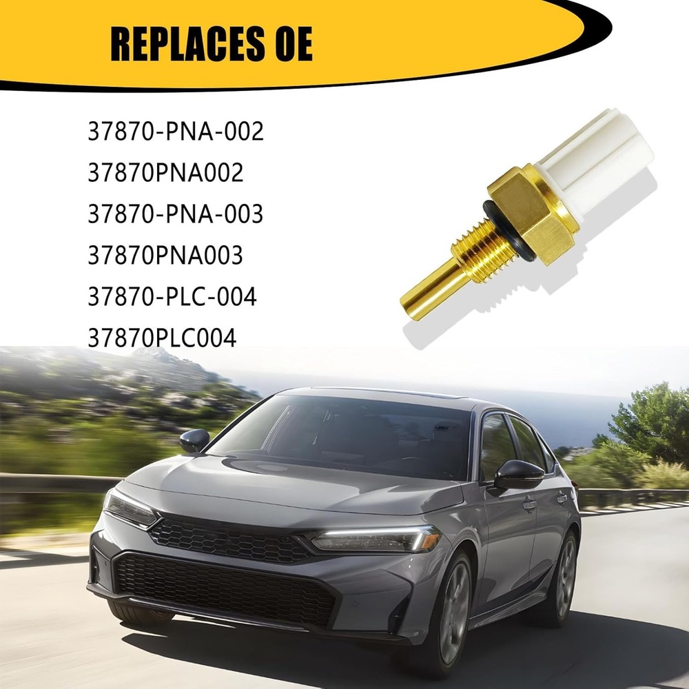 Engine Coolant Temperature Sensor Compatible with Accord Civic Element CR-V RL T