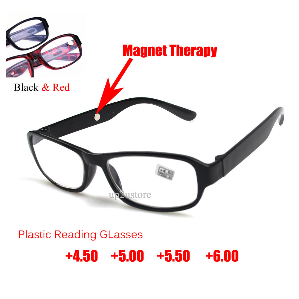 Reading Glasses +4.5 5.0 5.5 6.0 Highly Strength Plastic Frame Quality Reader