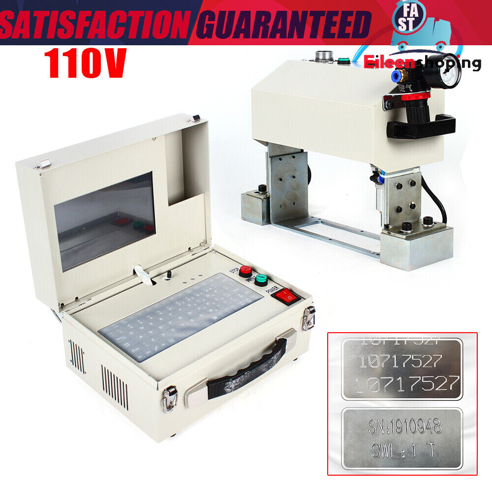 Pneumatic Dot Peen Marking Machine Chassis Number VIN Code Maker Engraving