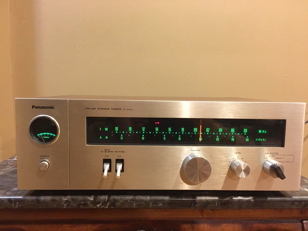 PANASONIC ST-3400 AM/FM STEREO TUNER
