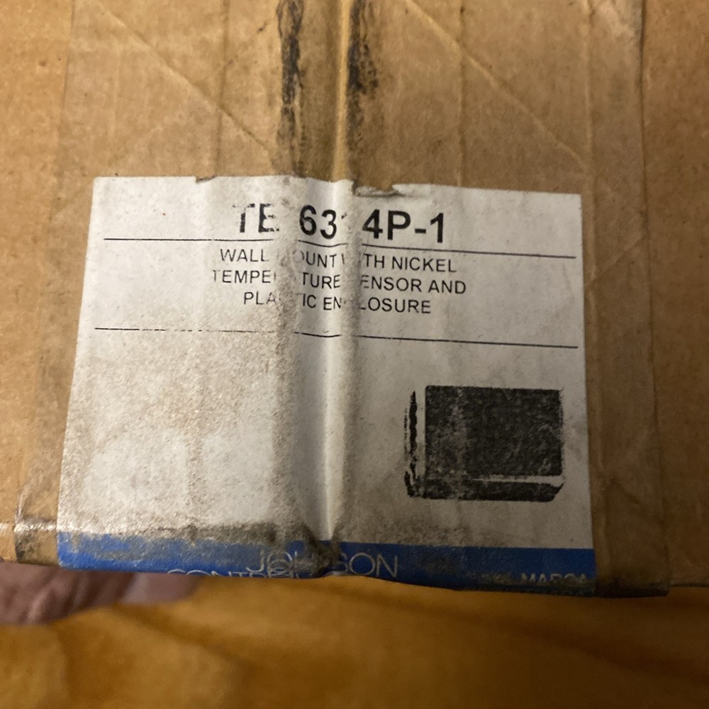 Johnson Controls TE-6314P-1 Wall Temperature Sensor New