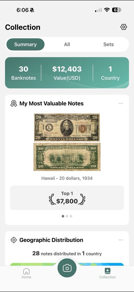 Rare Notes. Silver Certificates, Hawaii Etc