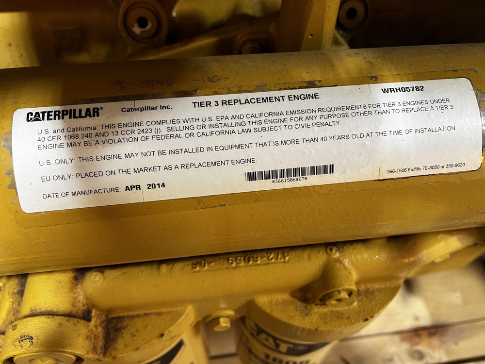 C18 CAT Industrial Engine, 630 HP Engine, Year -2014