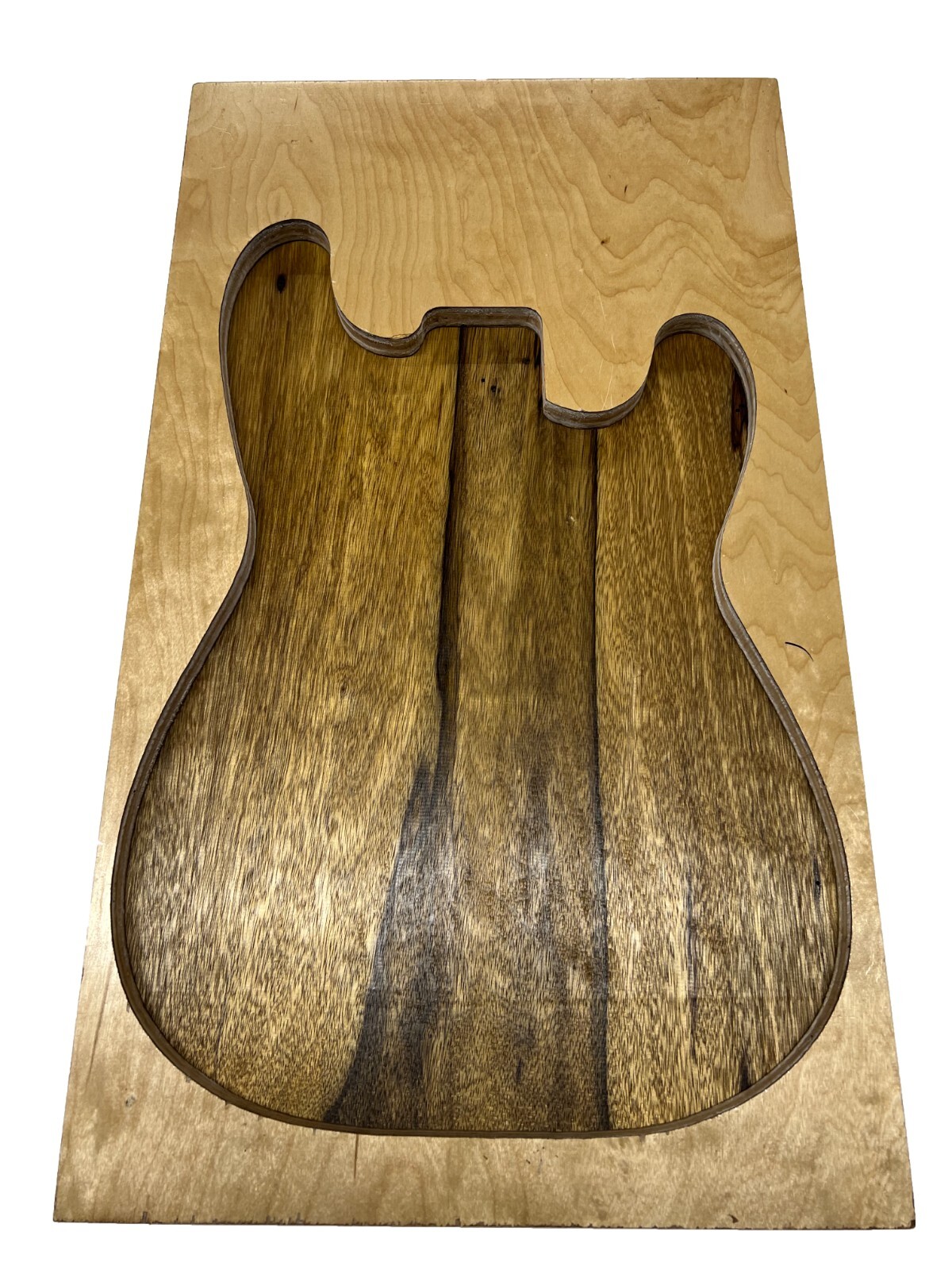 BLACK LIMBA Body Blank Single Piece Unplaned 21" x 14" x 2" Planed 21x14 x 1-3/4