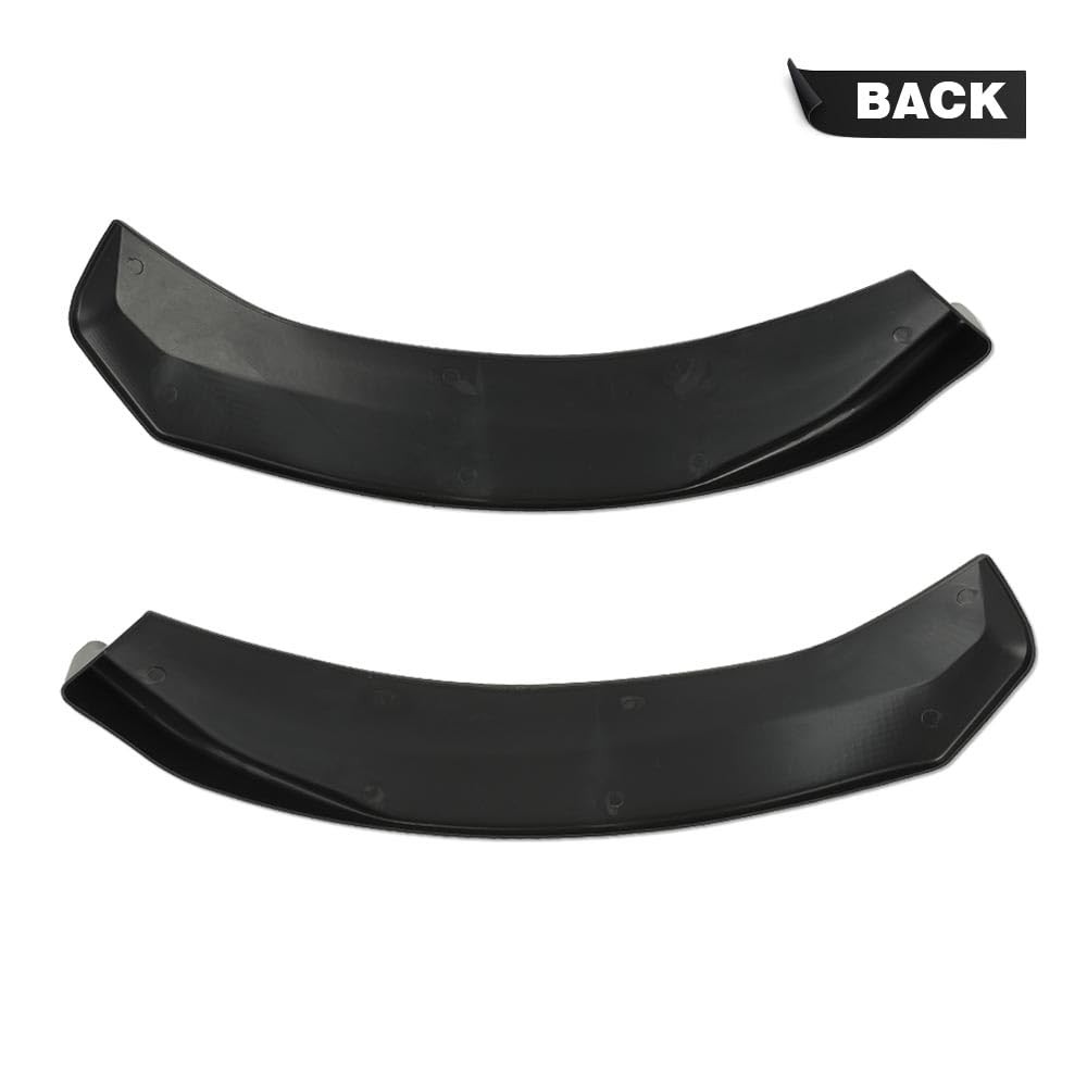 Universal Front Bumper Lip Splitter Diffuser Winglet Type-2 Black