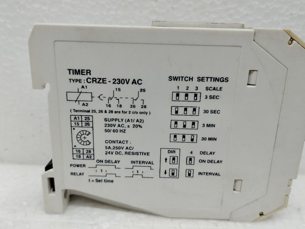 1pc New SPRECHER SCHUH CRZE-230V Electronic Time On Delay Module