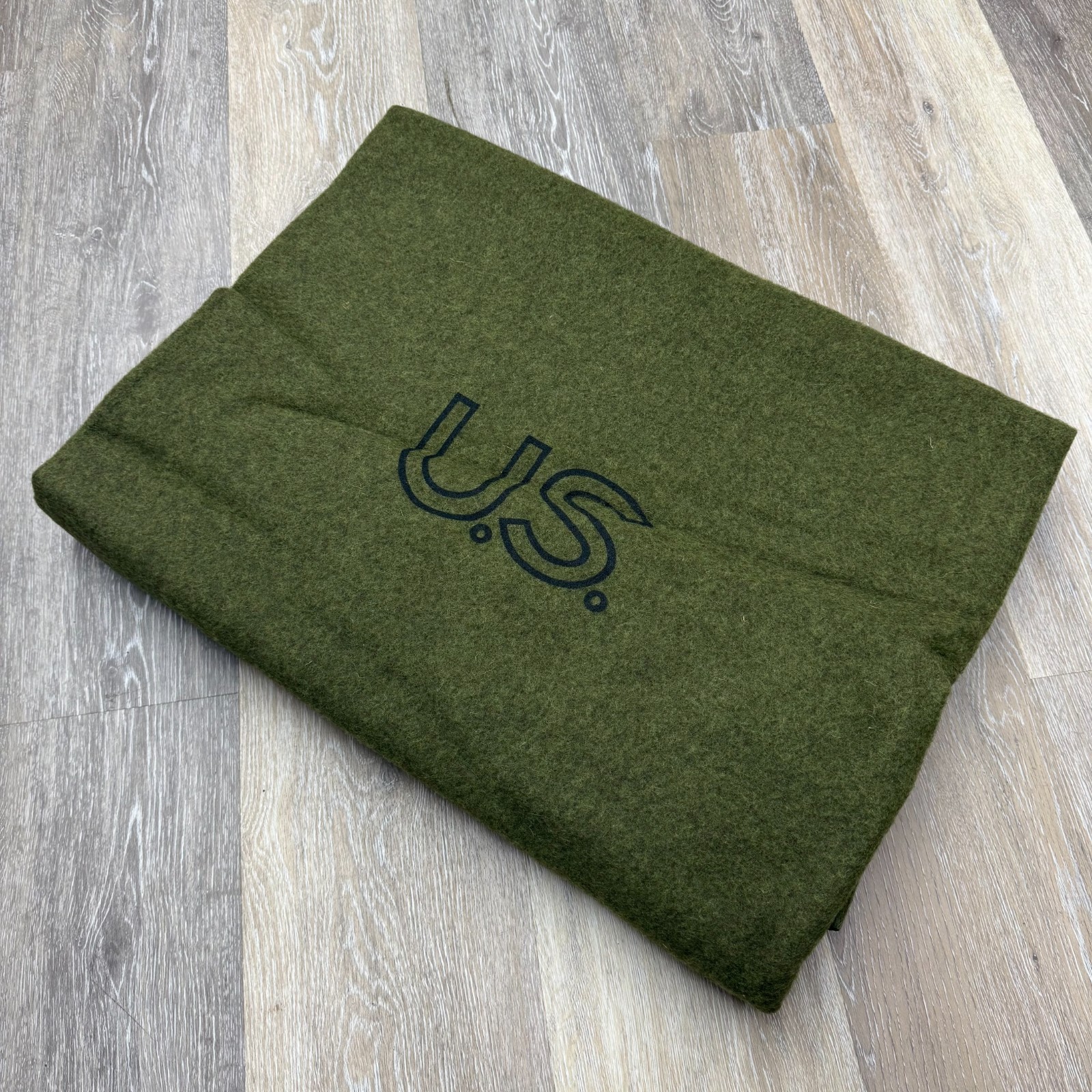 Authentic US Army Wool Blanket USGI 66in x 84in 100% Wool NEW 7210-00-282-7950