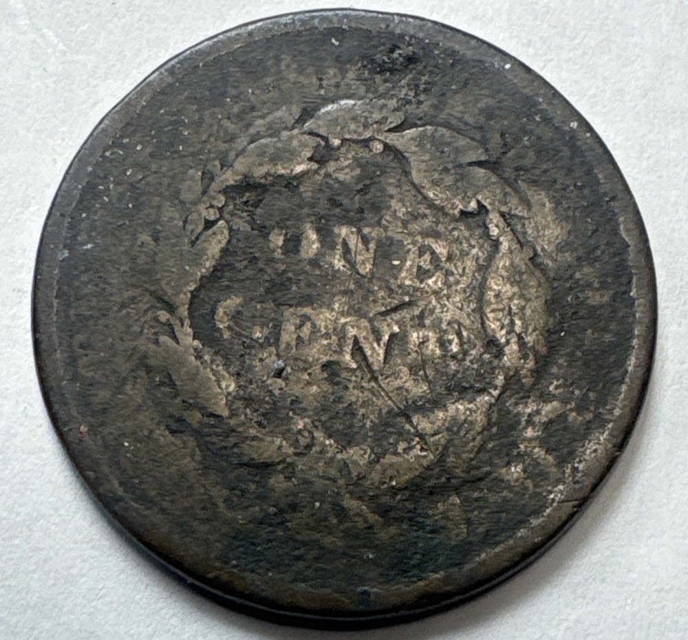 No Date Dateless Coronet Head Large Cent Copper Coin