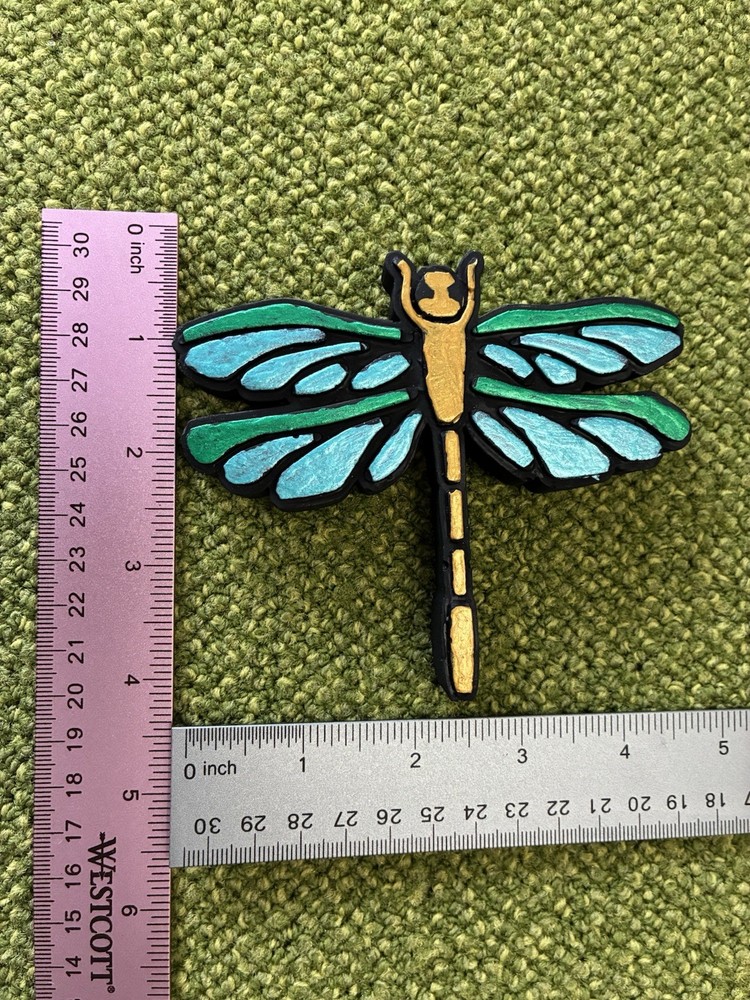 Newly created cement Dragonfly