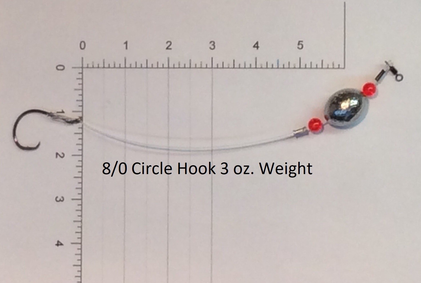 Carolina Drum Rig Red Fish Lupton Rigs Catfish 1-6oz. 1/0-9/0 Circle Hook