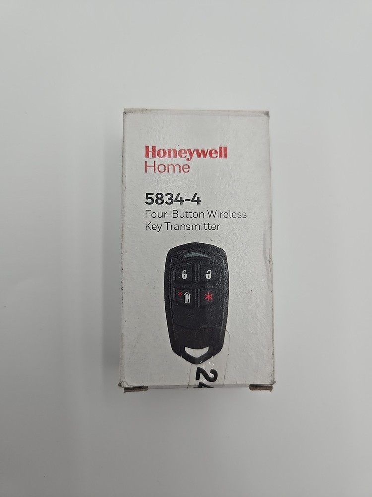 Honeywell 5834-4 (4 Button Remote Control - Black)