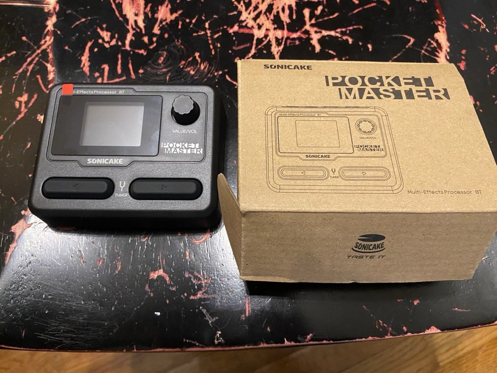 Sonicake Pocket Master Guitar Effects Processor Pedal Unit Case Multi Rechargeab