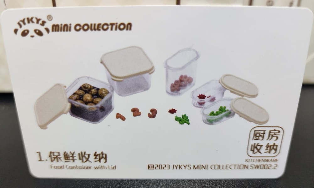 JYKYS Mini Collection Dollhouse Miniatures Kitchenware Version 2.0 Box Set